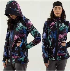Lululemon Full Zip Floral Jacket
